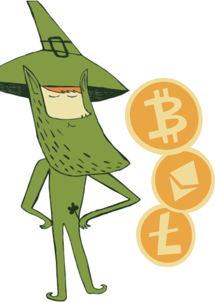 Cryptocurrency leprachaun